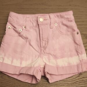Pink Tie-dye Girl's Shorts
